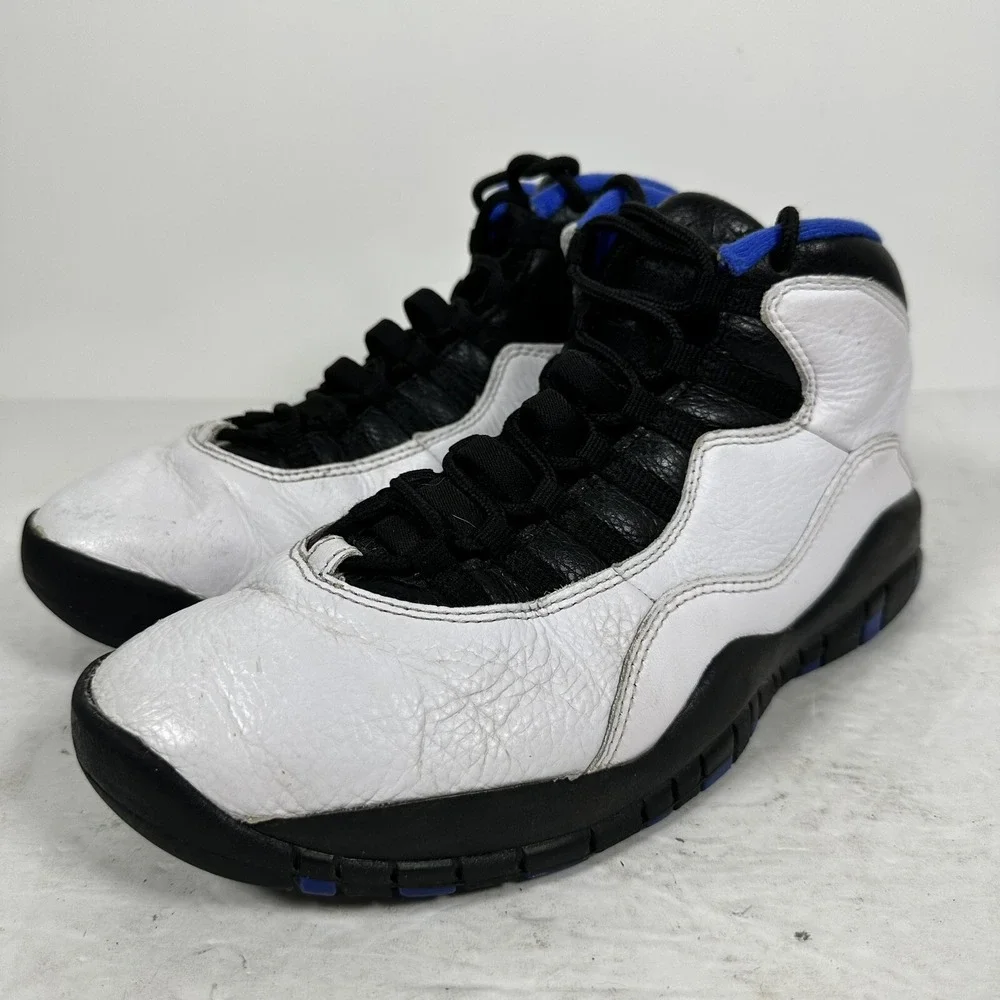 Nike Air Jordan Retro X 10 White & Blue‎ Shoes 310805-108 Sz 9.5 no Box